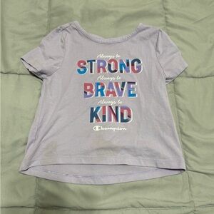 Champion Kids Purple Graphic Tee